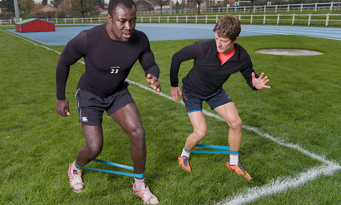 Préparation Eugène Nzi - LOU Rugby