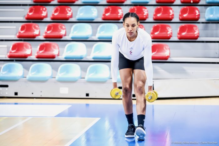 Marième Badiane en phase de réathlétisation post-natale à Mado Bonnet